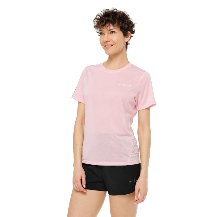 Футболка для бега женская MOAX Motion Mesh (розовый)