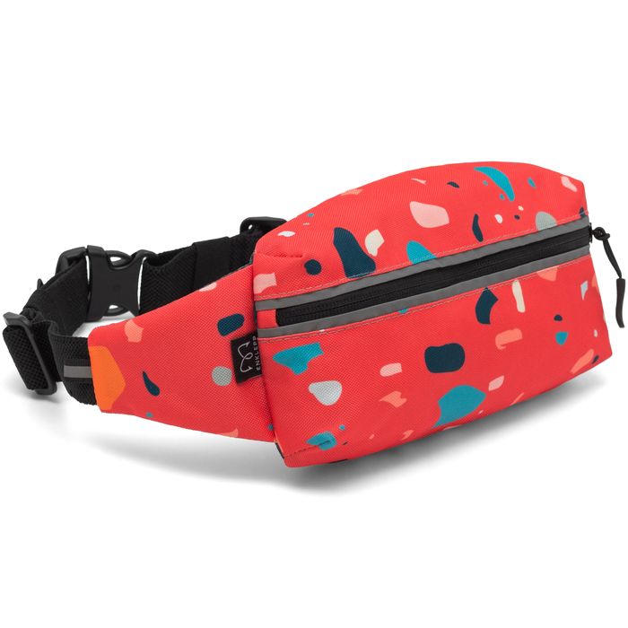 Сумка поясная ENKLEPP Marathon Waist Bag (красный/голубой)