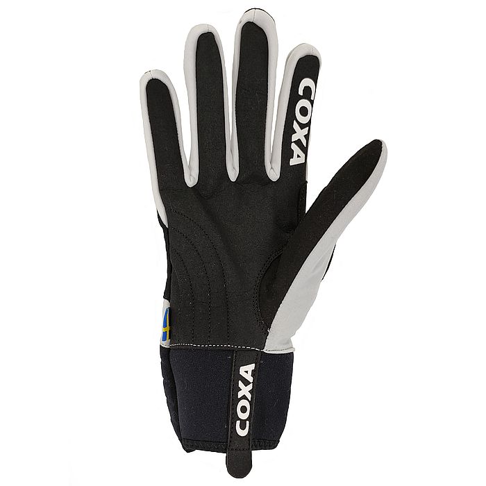 Перчатки лыжные COXA Racing Gloves (белый/черный)