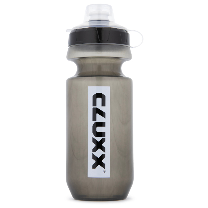 Фляга велосипедная CLUXX Ergo 550 (прозрачный/белый) 