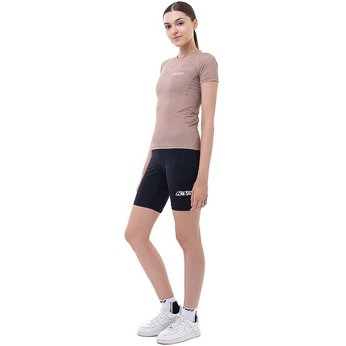 Футболка для бега женская KV+ Sprint Wave (бежевый)