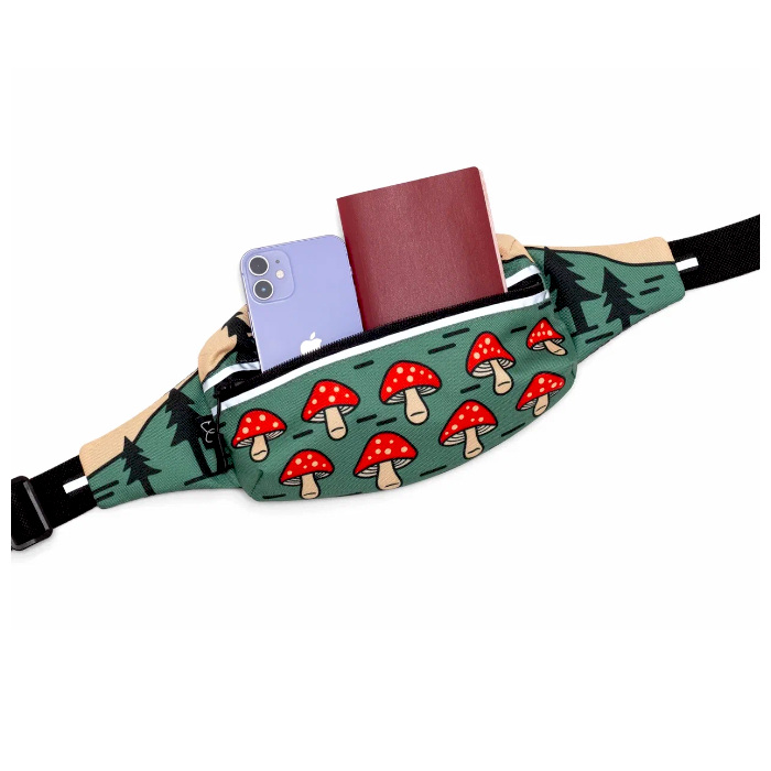 Сумка поясная ENKLEPP Larisa_Lineva Marathon Waist Bag (зеленый/красный)