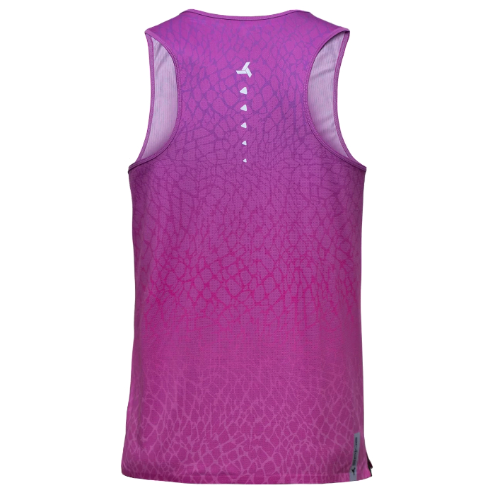 Майка для бега мужская SPINE Running (розовый/фиолетовый)