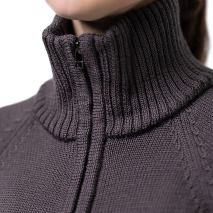 Свитер женский KV+ Cortina (бирюзовый/серый)