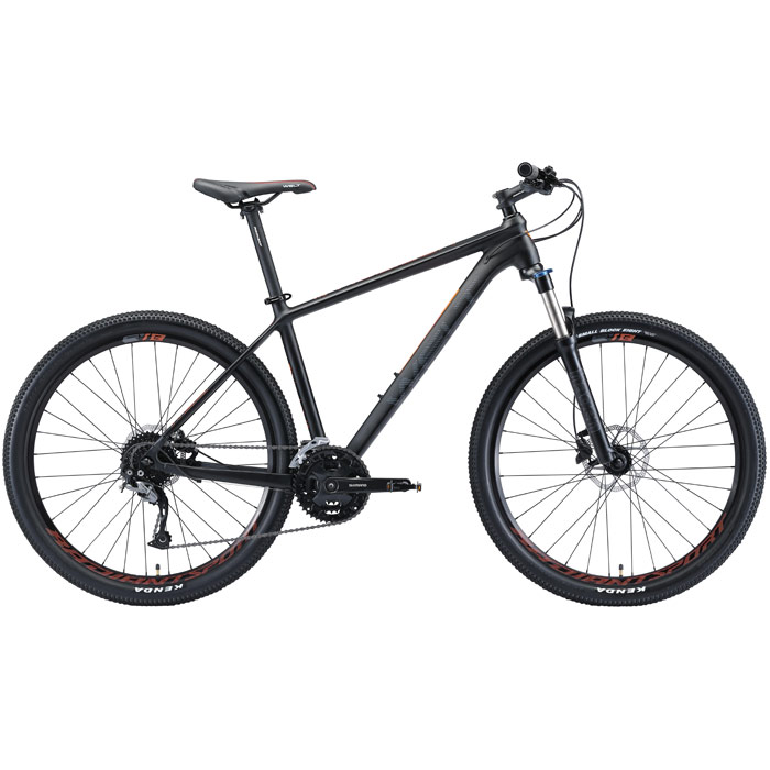 Велосипед WELT Rubicon 1.0 27 (черный/оранжевый) (2020)