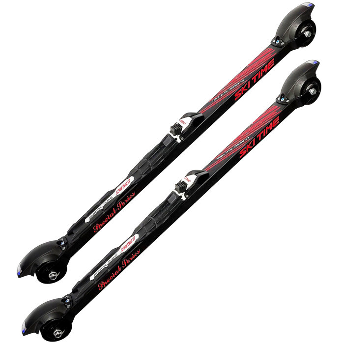 Лыжероллеры с креплениями SKI TIME Классические (750/N3/70х50) (черный)