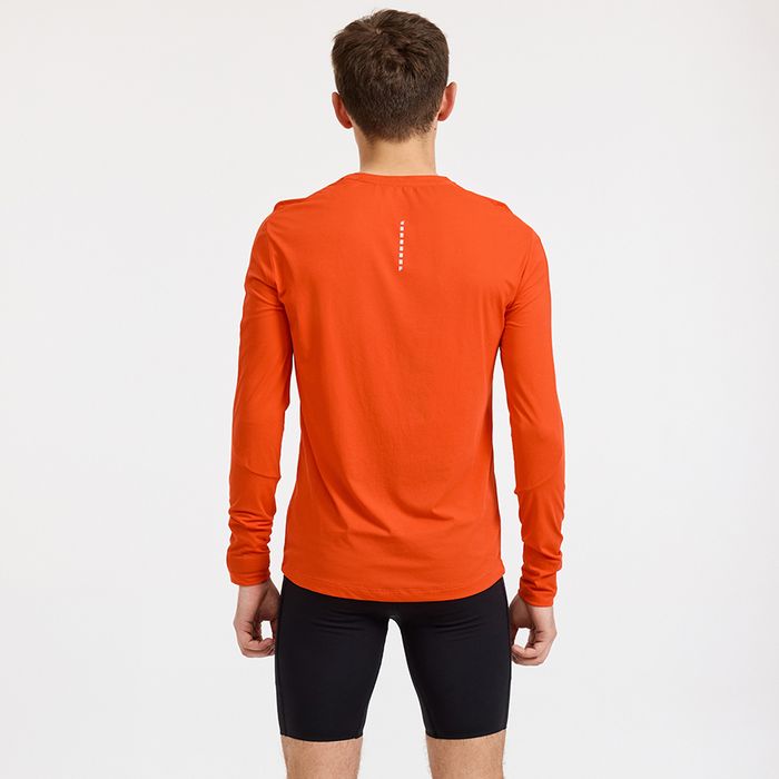 Лонгслив для бега NORDSKI Upcast (оранжевый)
