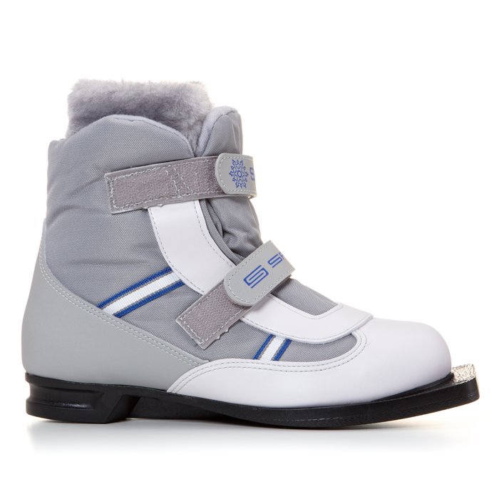 Лыжные ботинки SPINE NN75 Kids Velcro/Baby (104) (серый)