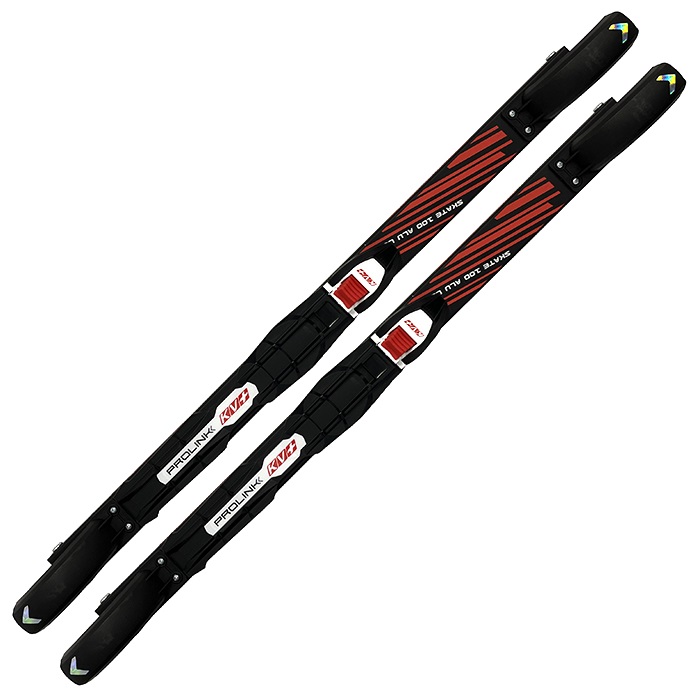 Лыжероллеры с креплениями SKI TIME Коньковые (720/N3/100х24) (черный)