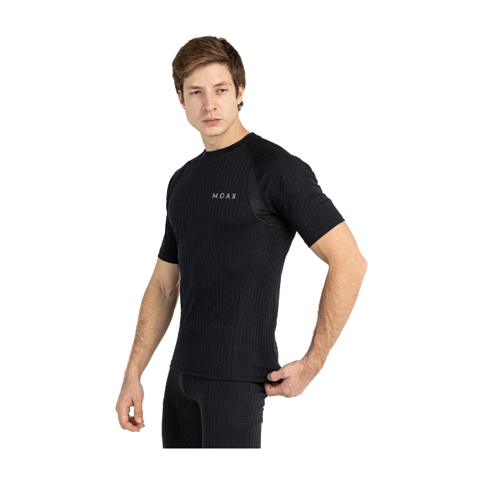 Термобелье мужское (верх) MOAX Active Pro SS (черный)
