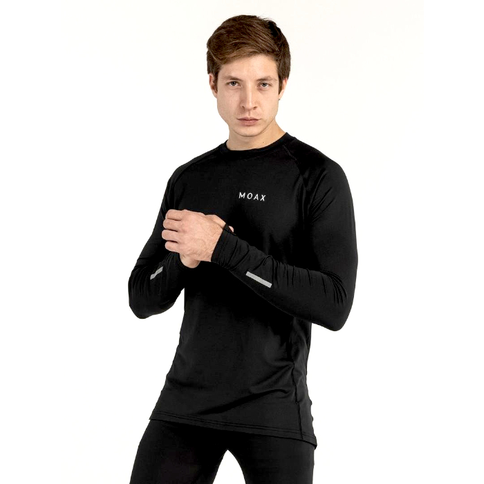 Термобелье мужское (верх) MOAX Comfort Warm LS (черный)