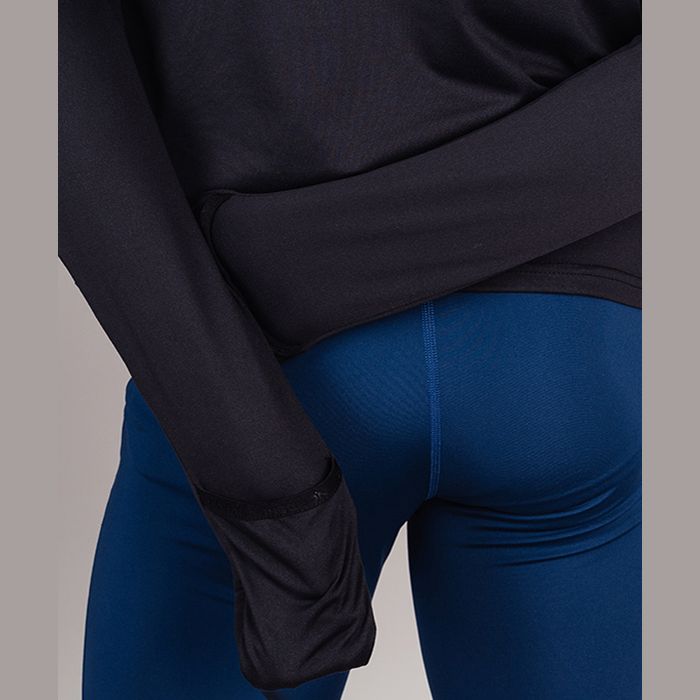 Лонгслив для бега NORDSKI Pro Hand (черный)