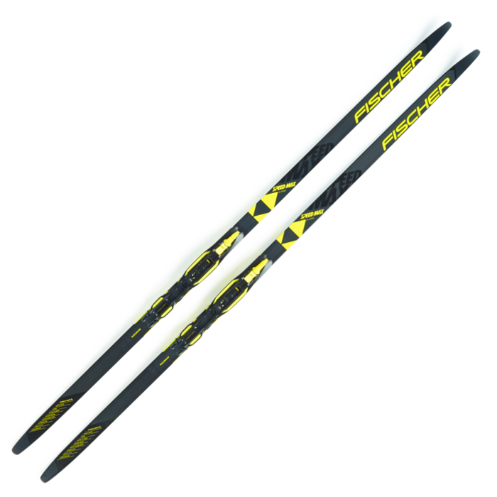 Лыжи беговые FISCHER Speedmax CL Jr. IFP (черный/желтый)