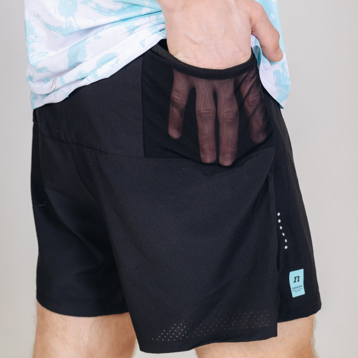 Шорты для бега NONAME Speed Tech 2IN1 (черный)