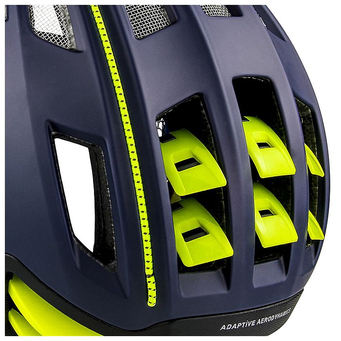 Шлем для велосипеда CASCO SPEEDairo 2 (без визора) (синий/желтый)