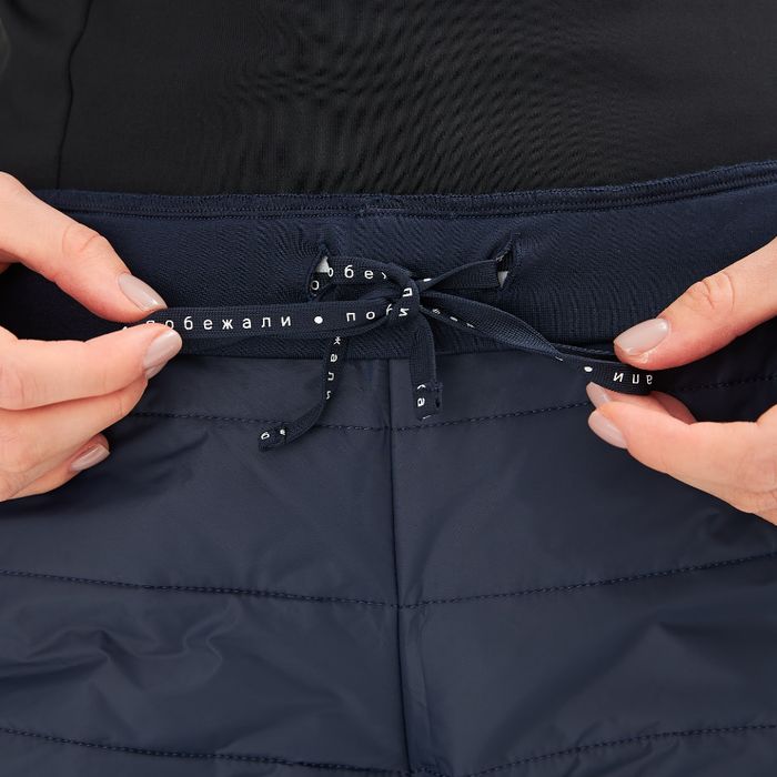 Шорты утепленные женские BIVIUM Комфорт (синий)