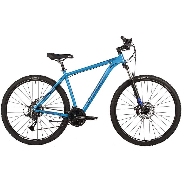 Велосипед STINGER Element Evo SE 29", Al, M-Disk Brake, 21-Speed (синий) (2022)