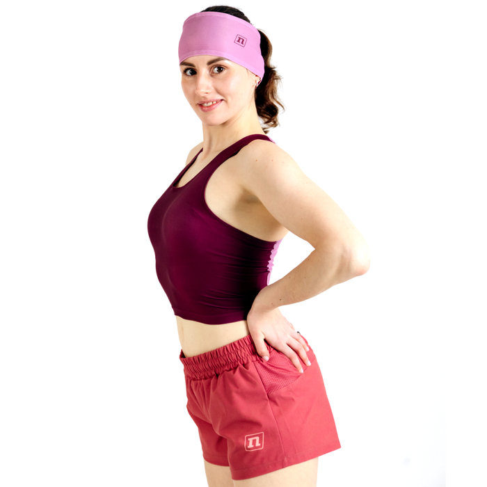 Шорты для бега женские NONAME Heat Trail (малиновый)