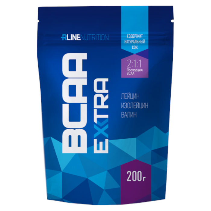 Аминокислоты RLINE BCAA Extra (БЦАА Экстра) (Клюква) 200 гр.