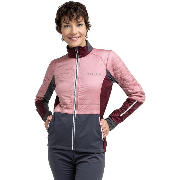 Куртка разминочная женская MOAX Tauri PRO Hybrid (розовый)