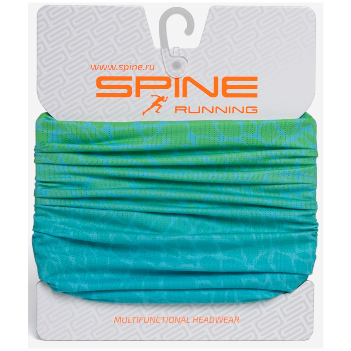 Бандана SPINE RUN (салатовый/голубой)