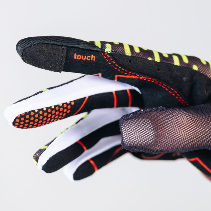 Перчатки для лыжероллеров 4KAAD Light 100 (черный/желтый)