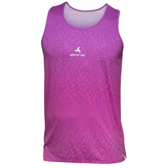 Майка для бега мужская SPINE Running (розовый/фиолетовый)