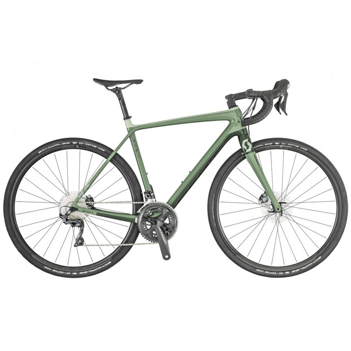 Велосипед SCOTT Addict Gravel 20 (зеленый) (2019)