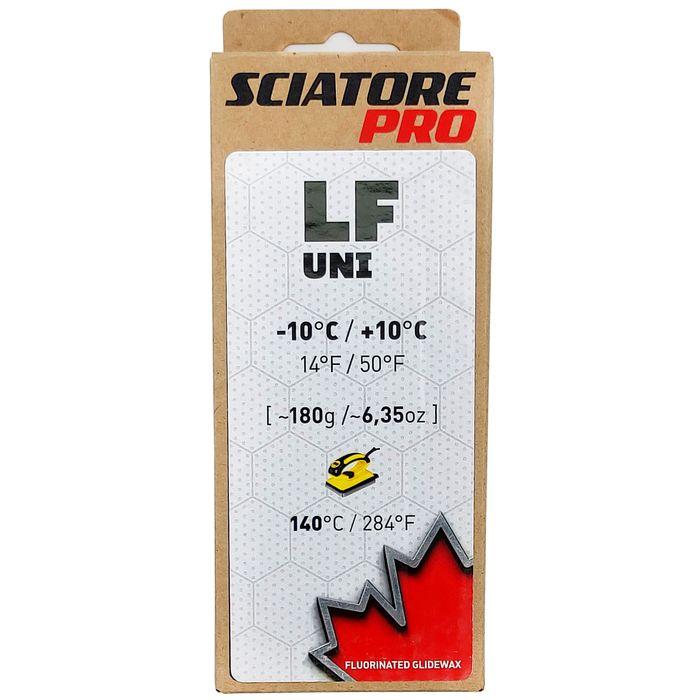 Парафин низкофтористый SCIATORE LF Universal (-10°С +10°С) 180 г.