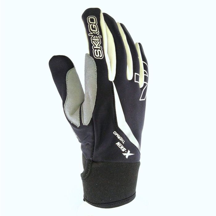Перчатки лыжные SKIGO X-skin Thermo (черный)