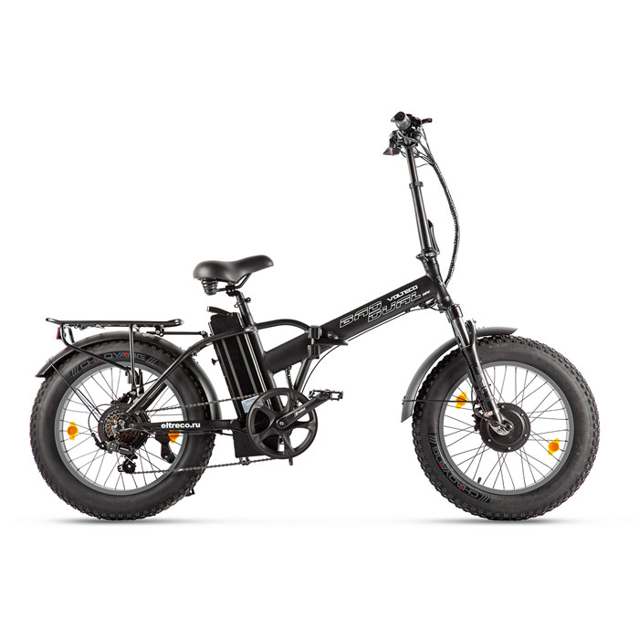 Электровелосипед VOLTECO BAD DUAL NEW 2x500 Wh (черный) (2020)
