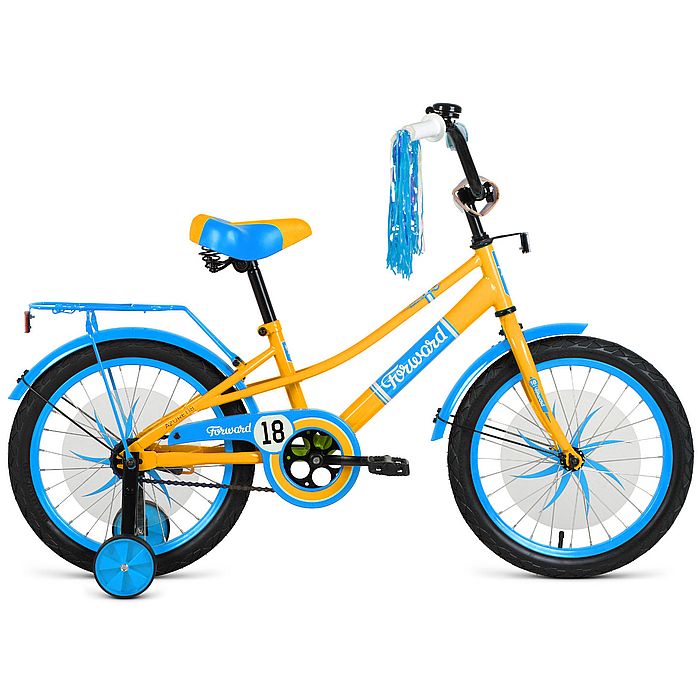 Велосипед FORWARD Azure 18 (желтый/голубой) (20-21)
