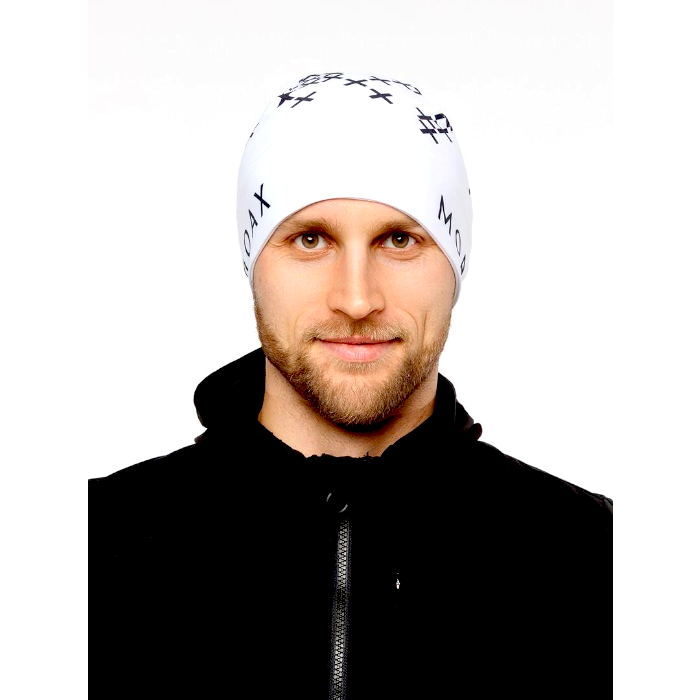 Шапка гоночная MOAX Race (белый/черный)