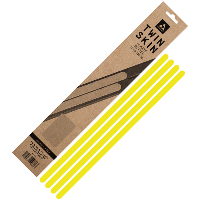 Камус для лыж FISCHER Twin Skin 100% Mohair (желтый)