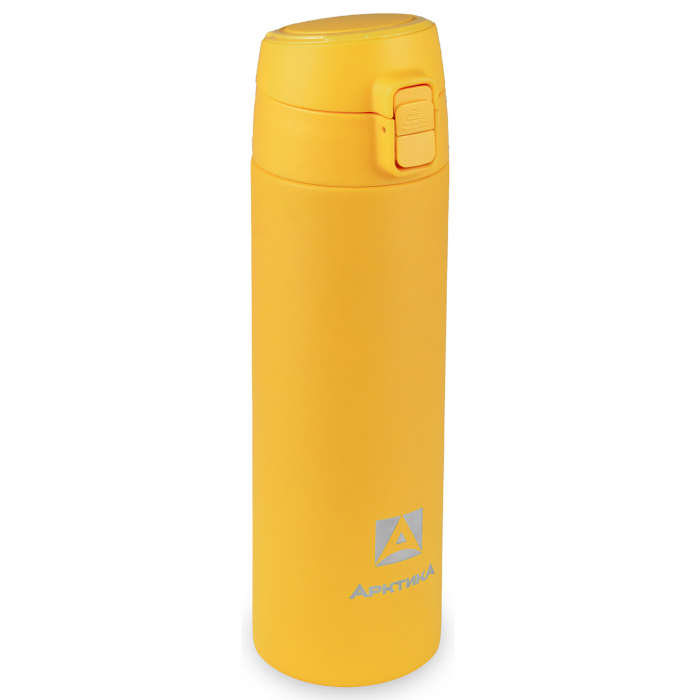 Термокружка Арктика сититерм питьевой, 0,5л текстурная (желтый)