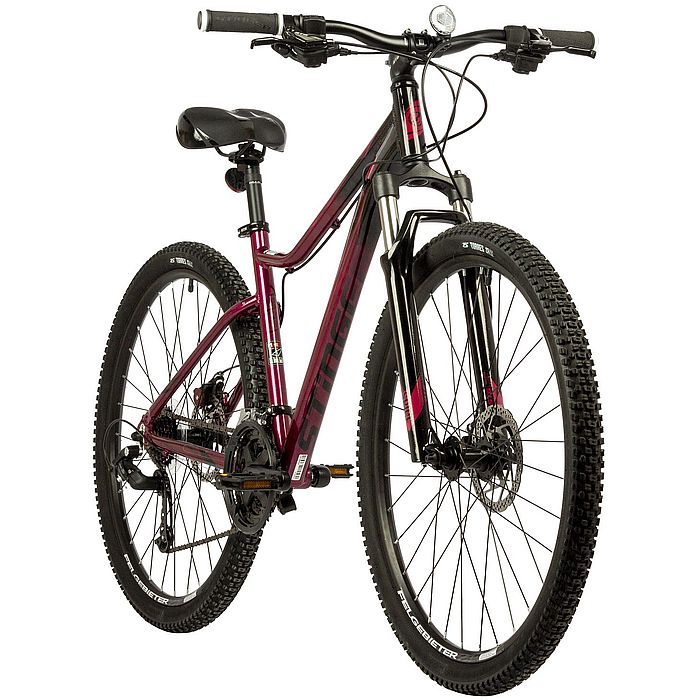 Велосипед STINGER Laguna Evo SE 27.5&quot;, Al, M-Disk Brake, 21-Speed (красный) (2022)