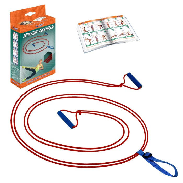 Эспандер лыжника V76 большой (2 жгута, длина 360 см.)