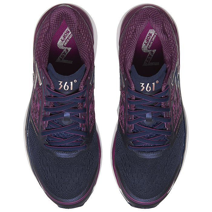 Кроссовки беговые 361° Meraki (W) (фиолетовый/синий)