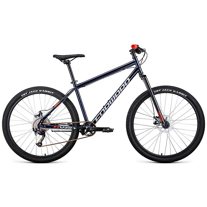 Велосипед FORWARD Sporting 27,5 X D (синий/красный) (2022)