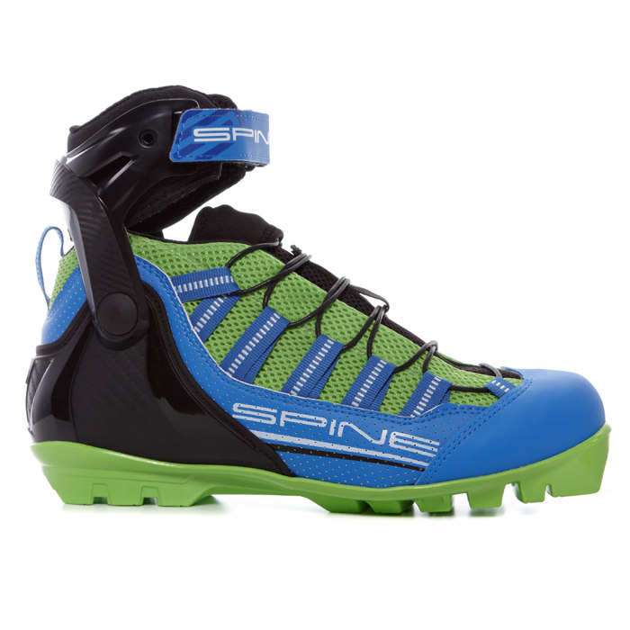 Лыжероллерные ботинки SPINE SNS Concept Skiroll Skate (6/1-21) (синий/зеленый)