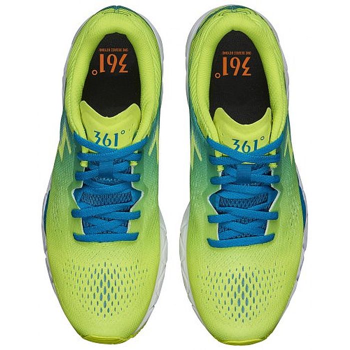 Кроссовки беговые 361° Pacer ST (W) (желтый/голубой)