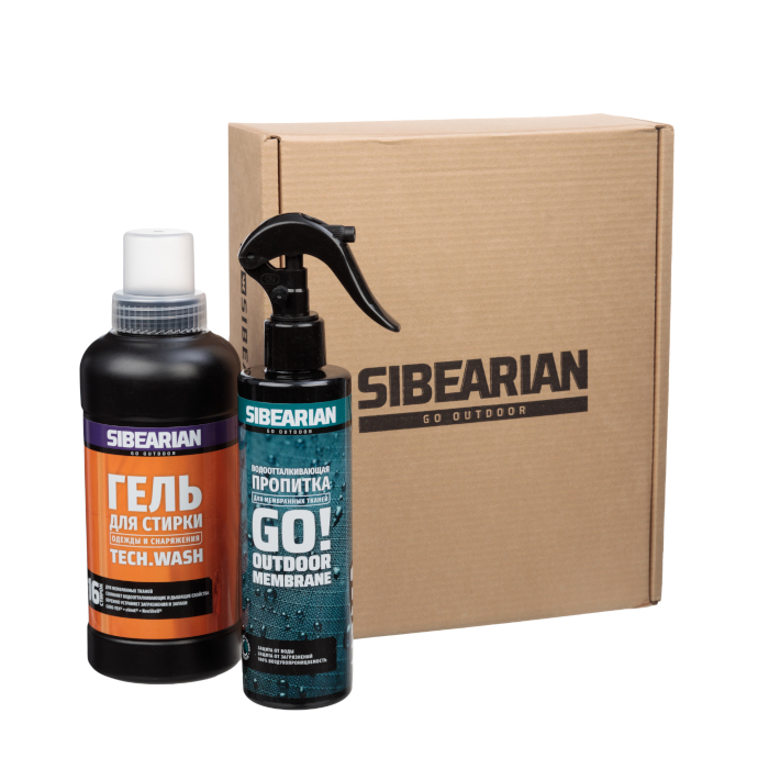 Набор для ухода за мембранной одеждой SIBEARIAN Mountain Set