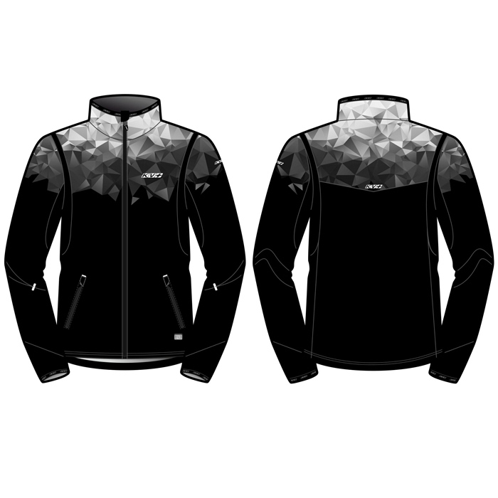 Куртка разминочная KV+  Tornado Jacket (черный)