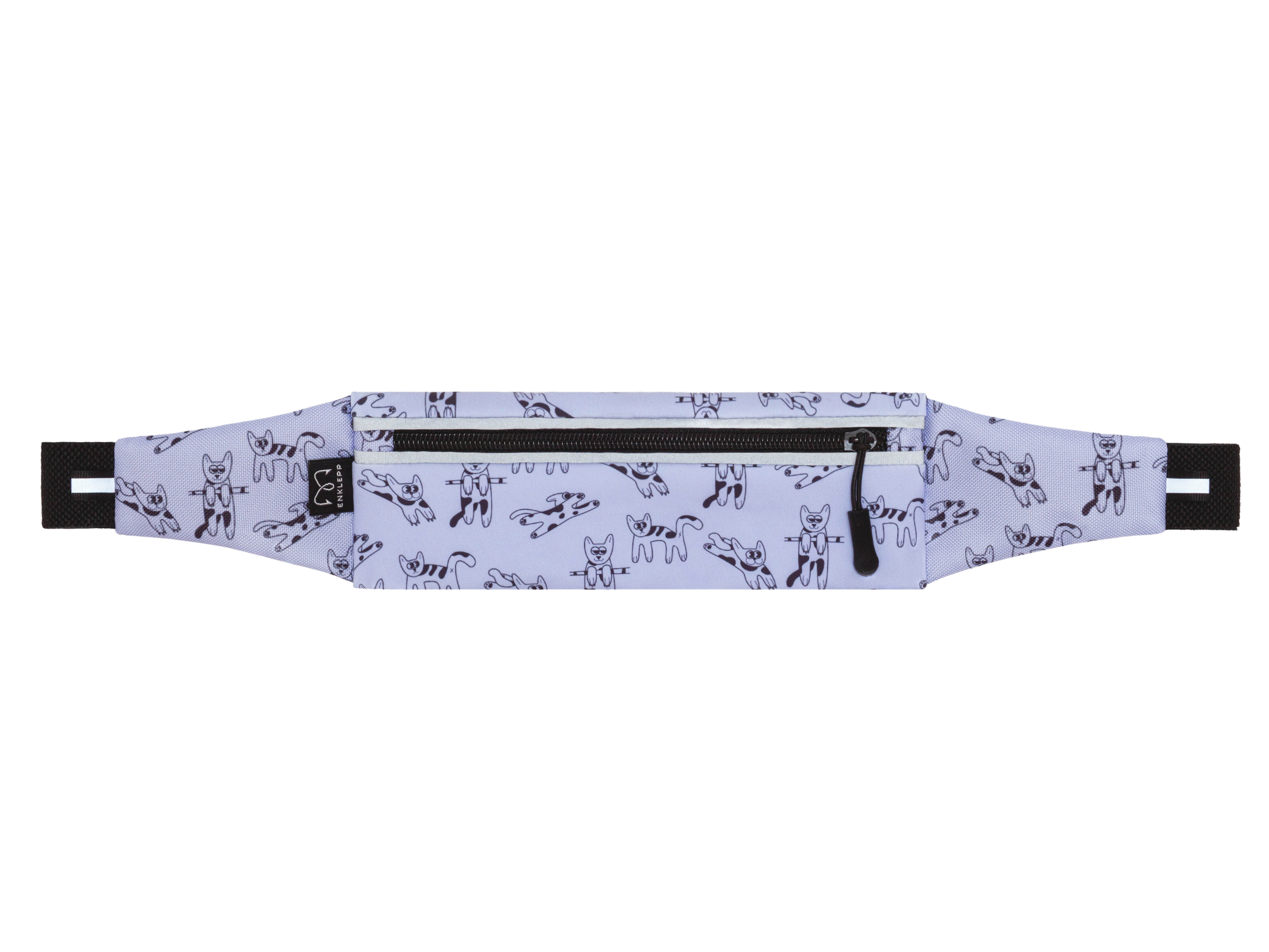 Сумка поясная ENKLEPP Run Belt 365 (серый/голубой)