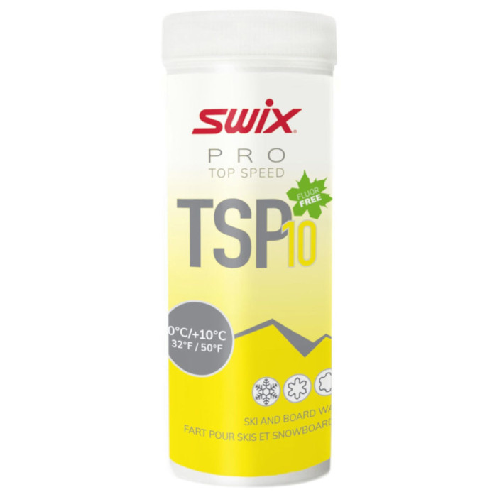 Порошок углеводородный SWIX TSP10 Yellow (0°С +10°С) 40 г.
