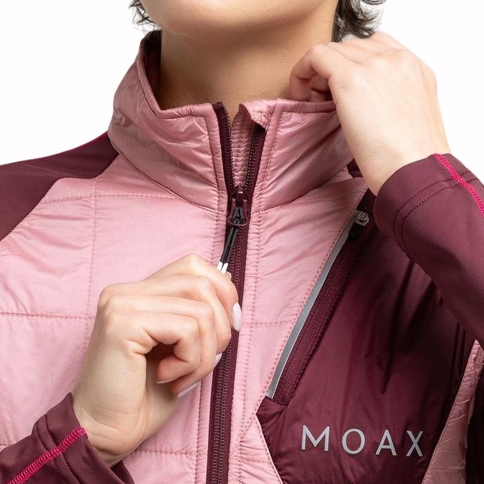 Куртка разминочная женская MOAX Tauri Stretch Fit (розовый)