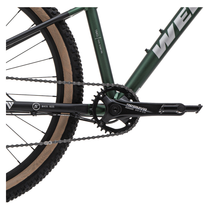 Велосипед подростковый WELT Yourock 1.0 26 MD (зеленый)