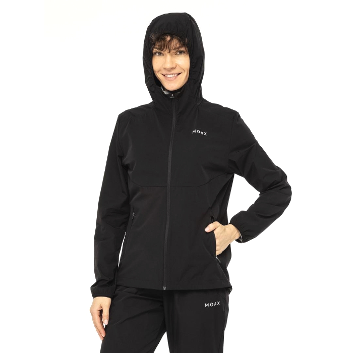 Куртка разминочная женская MOAX Core (черный)