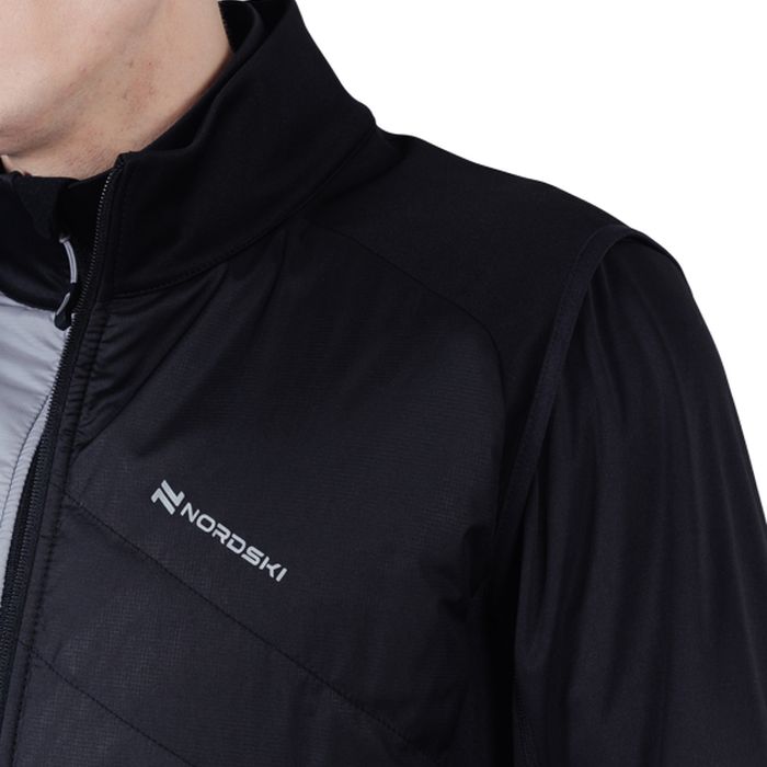 Жилет разминочный NORDSKI Hybrid (черный)