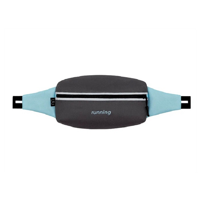 Сумка поясная ENKLEPP Marathon Waist Bag (серый/голубой)